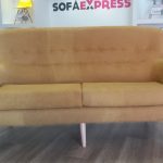 SOFA 3PL MOD. OPORTO TAP. MOSTAZA