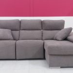 CHAISELONGUE DCH. MOD.BRITISH TAP. GRIS DOS RELAX ELECTRICOS