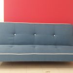 SOFA CAMA APERTURA DE LIBRO MOD. IRE REF.-1723 EN AZUL