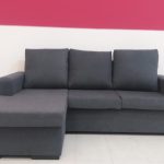 CHAISELONGUE REVERSIBLE MOD. LUZ TAP. GRIS