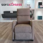 SILLON RELAX MANUAL MOD. LINDA TAP. MARRON